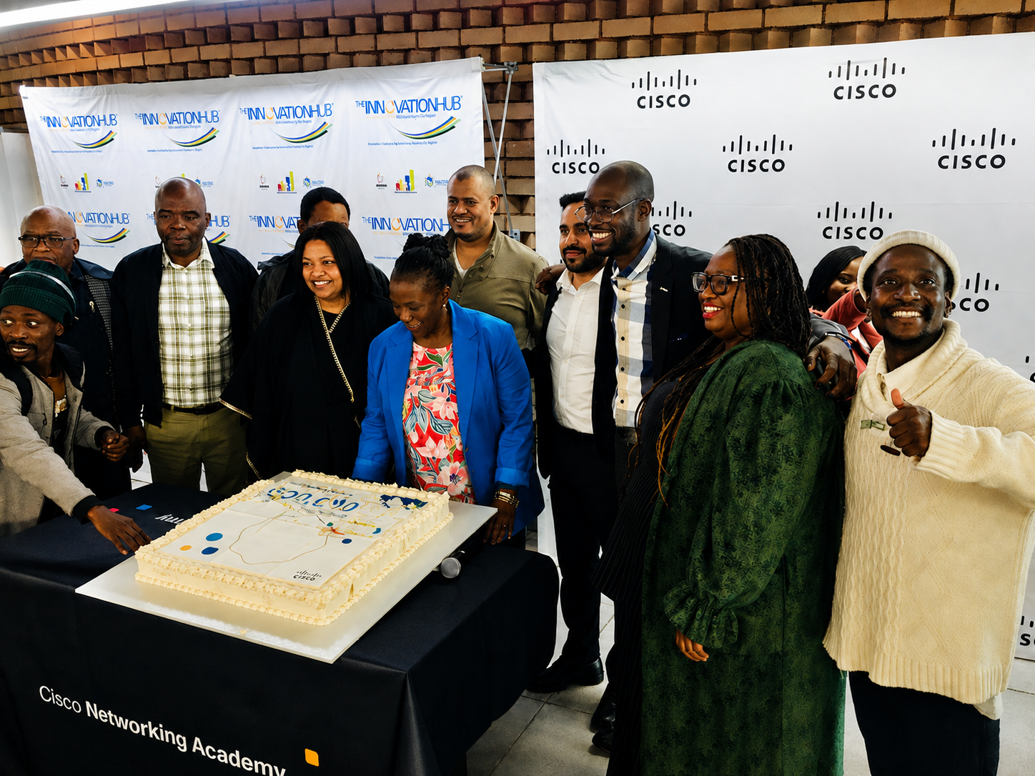AnchorPoint Networks Academy partners and team at a Cisco Networking Academy event